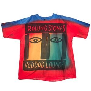 Vintage 1994 Rolling Stones Voodoo Lounge AOP Tour Tee T Shirt Size XXL 2XL B14